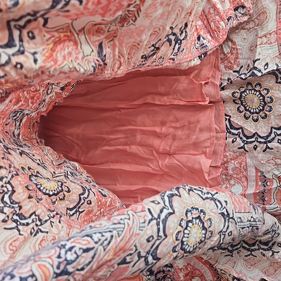 Nurture By Westbound Floral Boho Ruffled Tiered Dress, NWT, Large - Picture 7 of 13